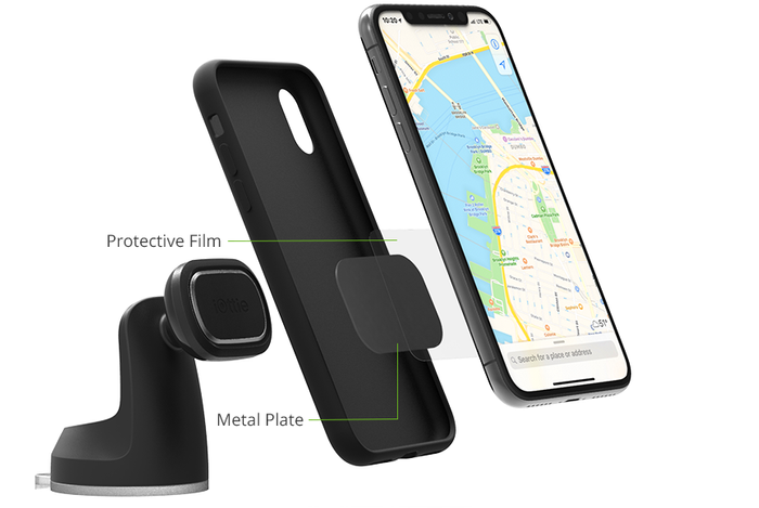 iOttie iTap 2 Support magnétique de téléphone pour l'habitacle de la voiture