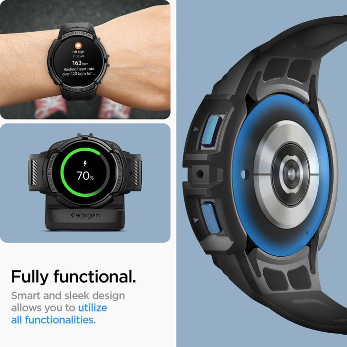 Case Spigen Rugged Armor "pro" Galaxy Watch 6 (40 MM) MATTE Black Case