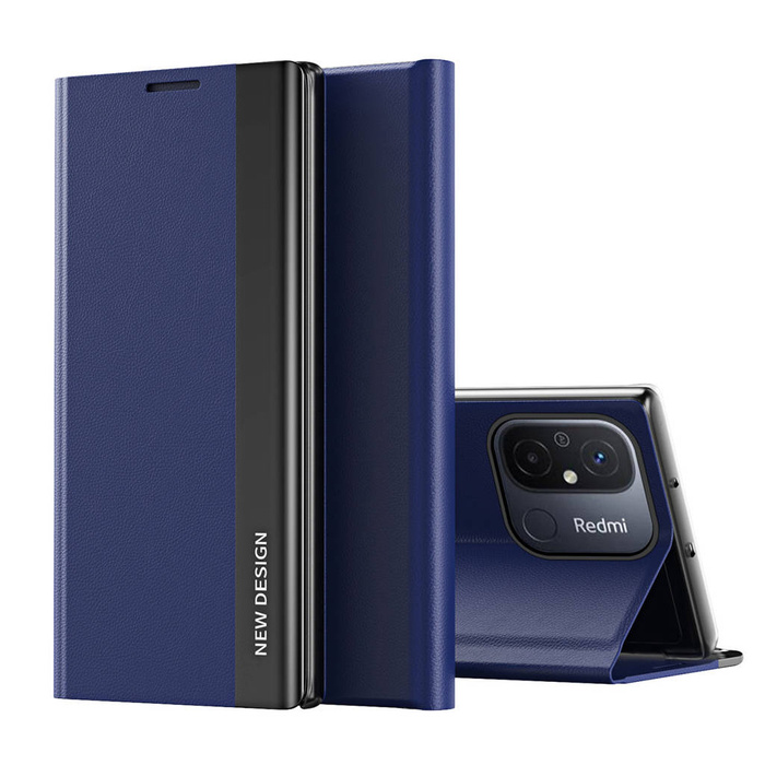 Housse Sleep Case Pro pour Xiaomi Redmi Note 12 Pro+ avec support rabattable bleu