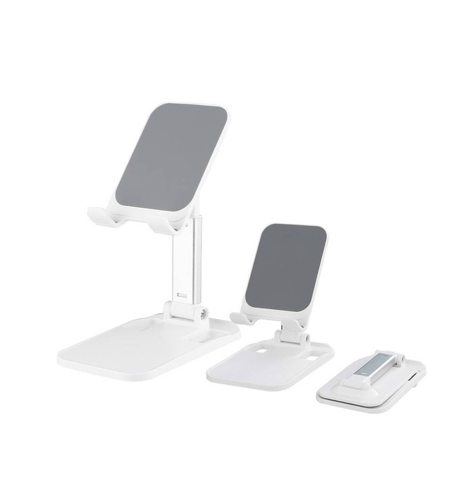 Wozinsky Supporto per telefono da scrivania Supporto per tablet pieghevole bianco (WFDPS-W1)