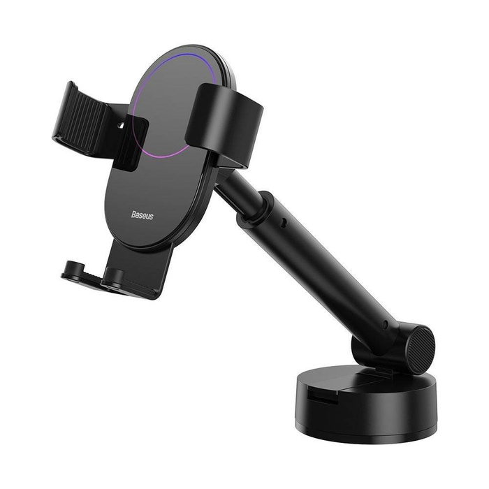 Baseus Gravity Car Mount Dashboard Windshield Phone Bracket Holder black (SUYL-JY01)