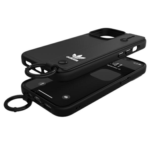 Hülle Adidas OR Hand Strap Case iPhone 13 Pro /13 6.1" schwarz/schwarz 47109