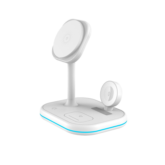 TECH-PROTECT QI15W-A27 3IN1 MagNETIC MagSafe DRAHTLOSES LADEGERÄT WEISS