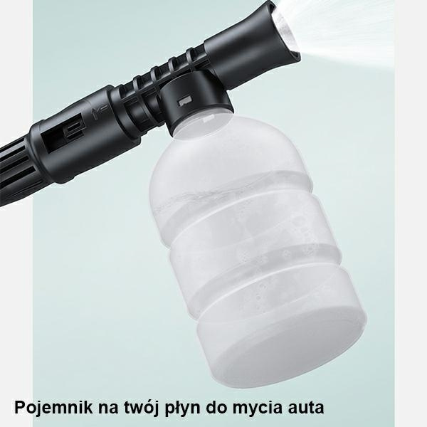 USAMS Pressure washer 5000 mAh + garden hose 5m black/black BXXCQ01 (US-ZB252)