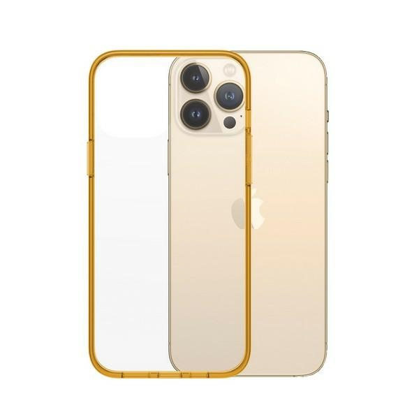 PanzerGlass ClearCase iPhone 13 Pro Max 6.7" Antibakteriell Militärische Qualität Tangerine 0343