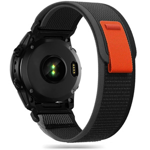 TECH-PROTECT NYLON GARMIN FENIX 5 / 6 / 6 PRO / 7 NEGRO/NARANJA