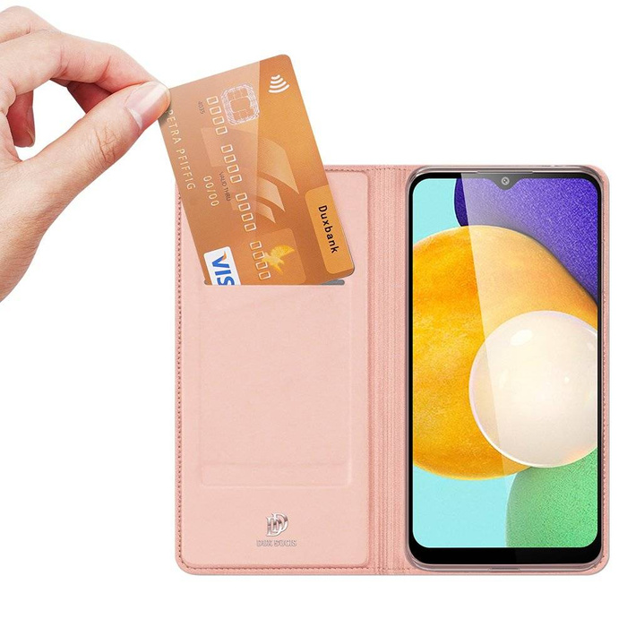 Dux Ducis Skin Pro Custodia tipo libreria per Samsung Galaxy A03s rosa