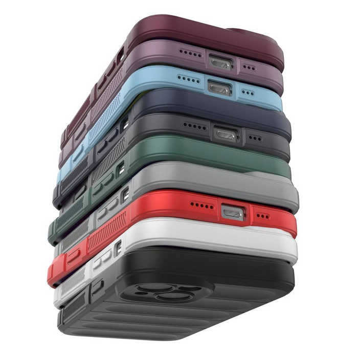 Coque Magic Shield Case pour iPhone 14 coque blindée souple bleu clair