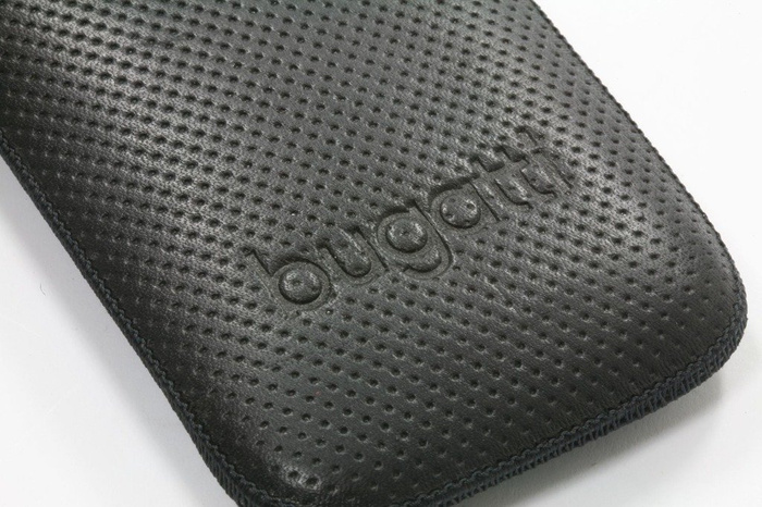 Telefontok BUGATTI CASE Apple iPhone 4S Fekete bőr