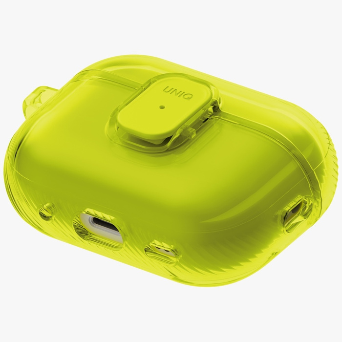 Etui UNIQ Glase Pro do AirPods Pro 3     Lock Case żółty