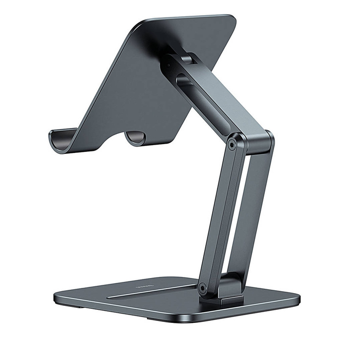 Baseus Desktop Biaxial Support de tablette pliable en métal gris (LUSZ000113)