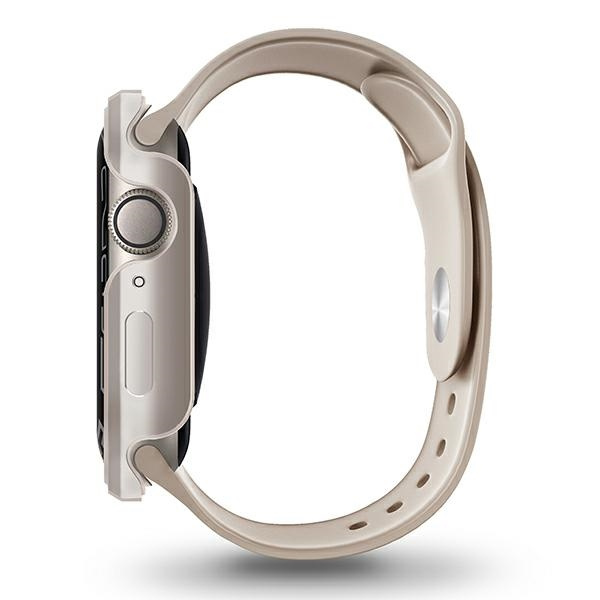 Custodia Uniq per Apple Watch Serie Valencia 4/5/6/7 / SE 45 / 44 mm. luce delle stelle