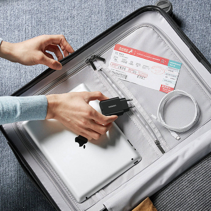 Ugreen USB travel wall charger Type C 20W Power Delivery black (10191)