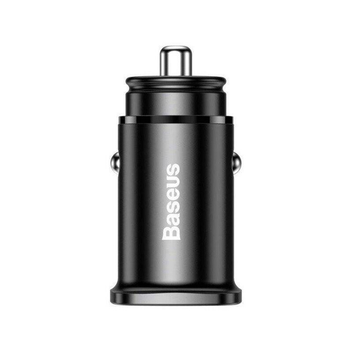 Baseus Square PPS Smart Mini Auto Ladegerät Autoadapter USB Quick Charge 4.0 QC 4.0 und USB-C PD 3.0 SCP schwarz (CCALL-AS01)