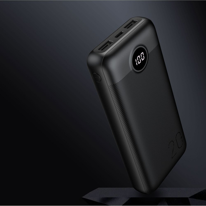 Powerbank Veger L20S (VP2039PD / W2039PD) PD QC3.0 2A 20000 mAh czarny