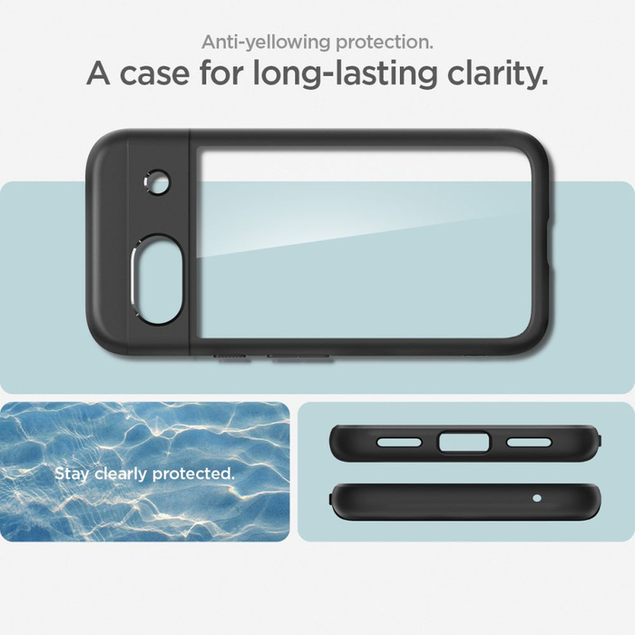 Coque Spigen Ultra Hybrid MATTE Google Pixel 8a Noir