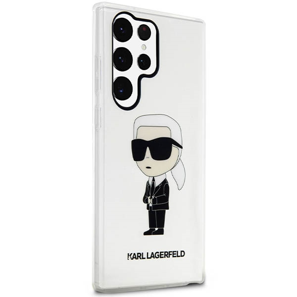 Funda Karl Lagerfeld Klhcs23lhniktct S23 Ultra S918 Transparent Hardcase Ikonik Karl Lagerfeld Case