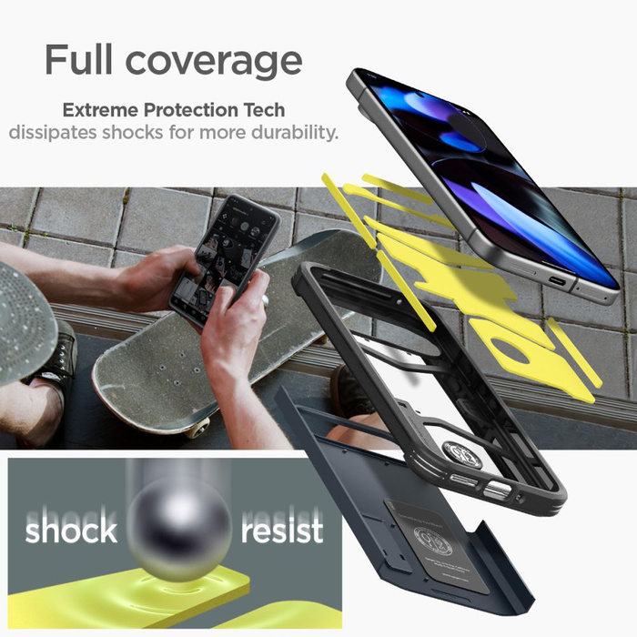 Coque Spigen Tough Armor GOOGLE PIXEL 9 / 9 PRO ARDOISE MÉTALLIQUE