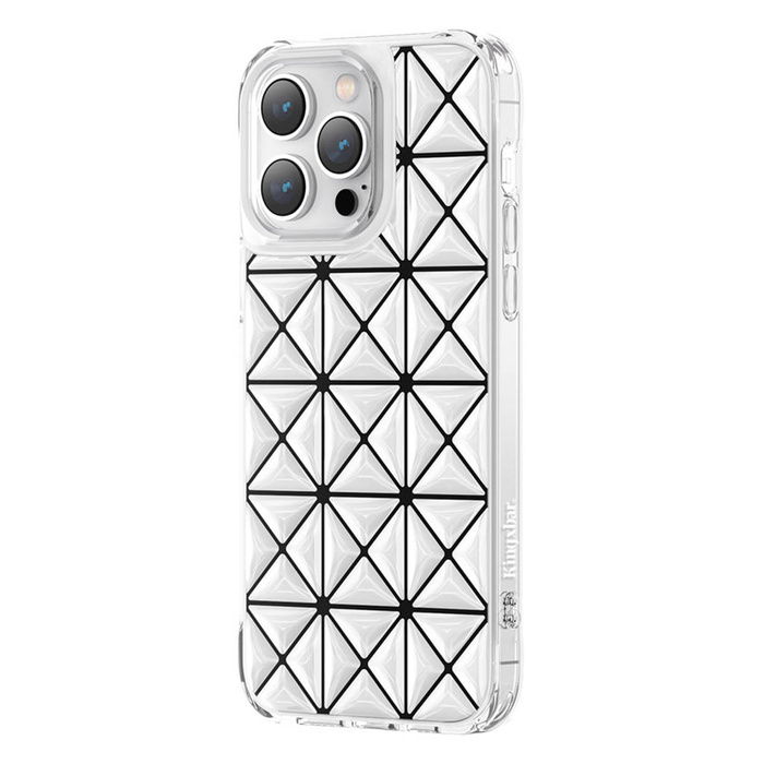 Obal Kingxbar Miya Series Obal iPhone 14 Plus Zadní kryt bílý Case