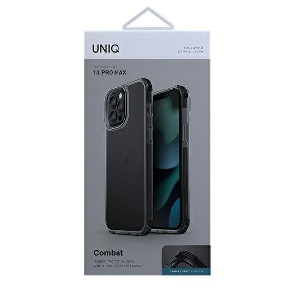 Uniq Combat iPhone 13 Pro Max 6.7&quot; noir/noir carbone