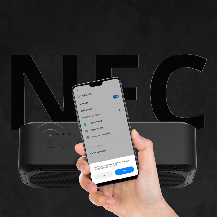 Tronsmart Force SE Waterproof Wireless Bluetooth Speaker 50W with Powerbank black (752288)