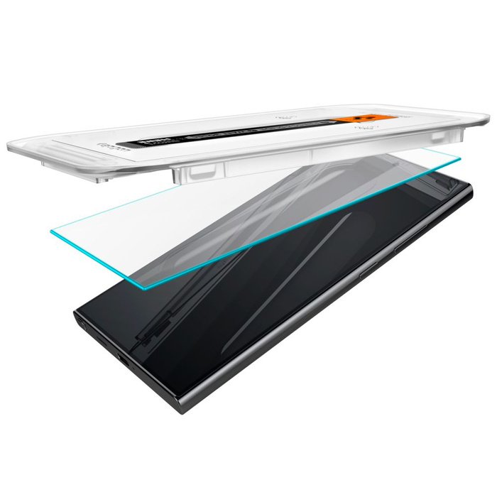 Vidrio Templado Spigen Glas.tr "ez Fit" 2-pack Samsung Galaxy S24 Ultra Clear