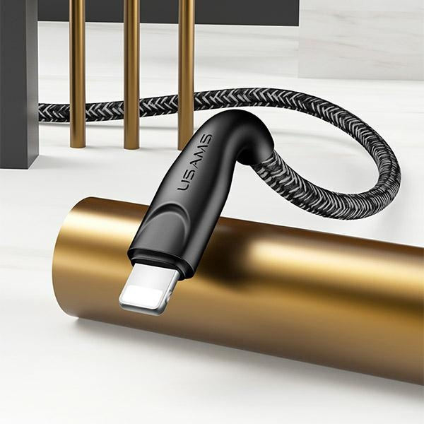 USAMS Kabel geflochtenes U41 Lightning Schnellladekabel 3m rot/rot SJ397USB02 (US-SJ397)