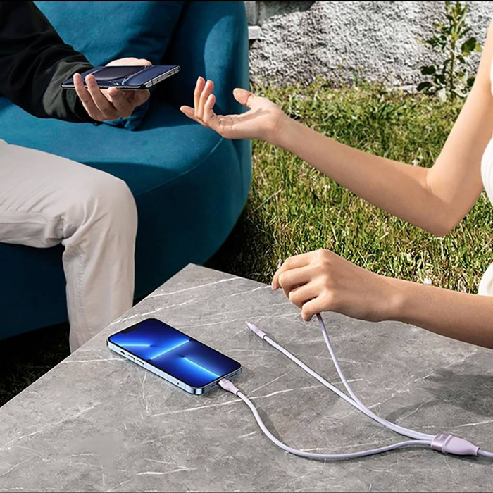 [APRÈS RETOUR] Baseus Flash Series II USB Type C / USB Type A - USB Type C / Lightning / micro USB 100 W 1,5 m noir (CASS030201)