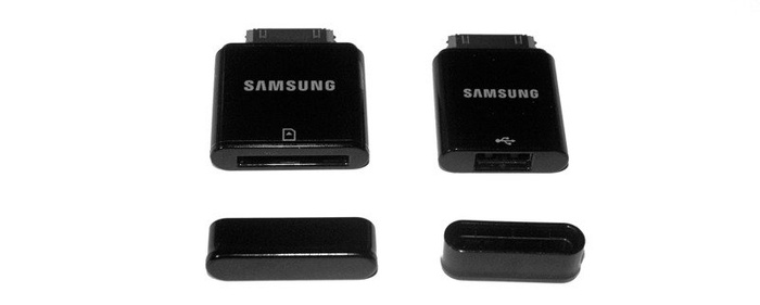Adattatore USB OTG SAMSUNG 30pin Set di 2 adattatori Galaxy TAB Note