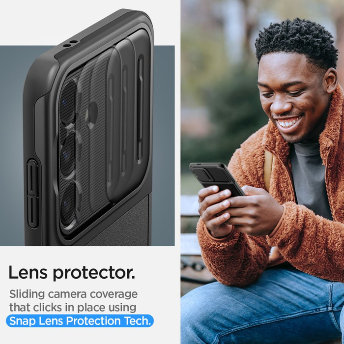 Funda Spigen Optik Armor Samsung Galaxy S24 Negro Case