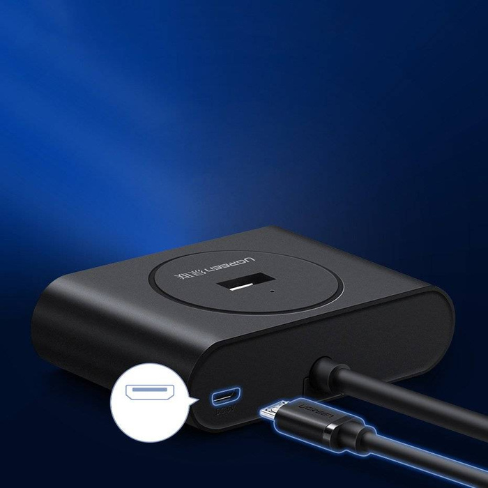 Ugreen USB 3.2 Gen 1 HUB 4x USB black (20290)