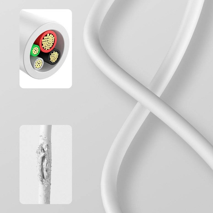 Baseus Superior Kabel USB - Lightning / Micro USB / USB Typ 3,5 A 1,5m Blau (CAMLTYS-03)