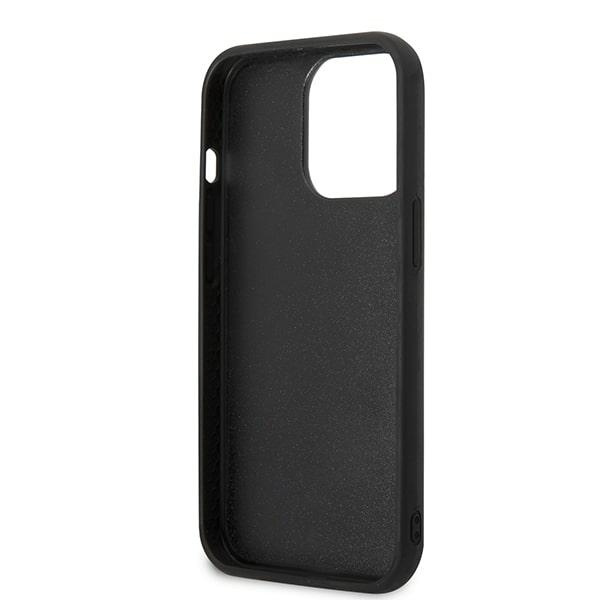 Hülle KARL LAGERFELD Apple iPhone 13 Pro Max Iconik Patch Schwarz Hartcase