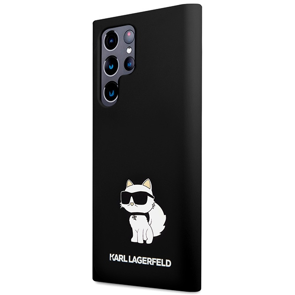 Etui Karl Lagerfeld KLHCS24LSNCHBCK S24 Ultra S928 hardcase czarny/black Silicone Choupette Case