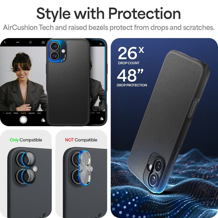 Hülle Spigen Mag MagSafe IPhone CYRILL KAJUK 16 SCHWARZ