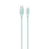 USAMS Kabel lightning Fast Charging 2.4A Lithe Series 1.2m green/green SJ565USB04 (US-SJ565)