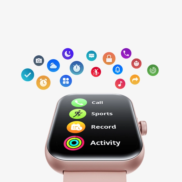 Joyroom Fit-Life JR-FT5 Plus Smartwatch mit Anrufbeantworterfunktion - Rosa