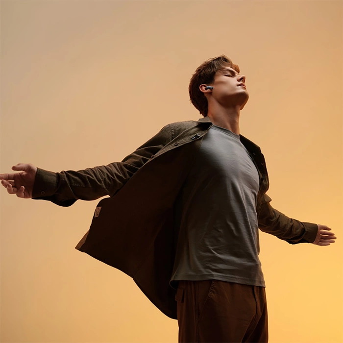 Słuchawki Baseus Bowie M2s Ultra TWS bezprzewodowe dokanałowe z interaktywnym ekranem - czarne