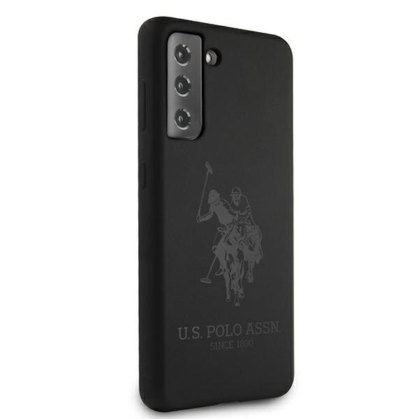 Case US Polo USHCS21SSLHRTBK S21 G991 czarny/black Silicone On Tone