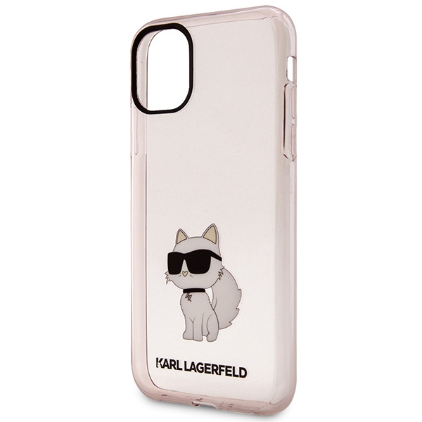 Karl Lagerfeld KLHCN61HNCHTCP iPhone 11 / Xr 6.1" rose/rose durcase Ikonik Choupette
