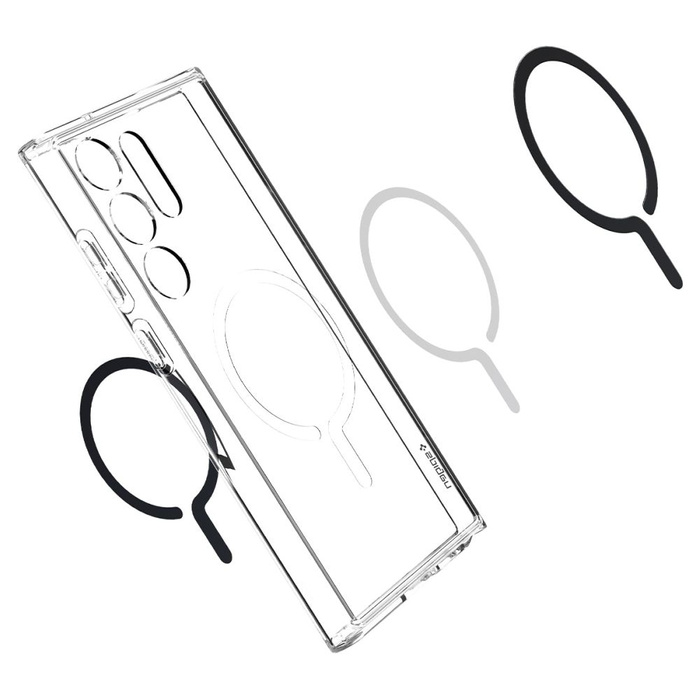 Funda Spigen Ultra Hybrid Onetap Ring MagSafe Galaxy S23 Ultra Negro Case