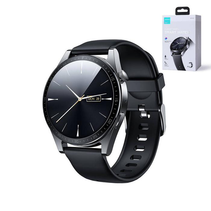 Joyroom FC2 Classic Serie Anrufbeantworter Smartwatch IP68 Schwarz (JR-FC2)