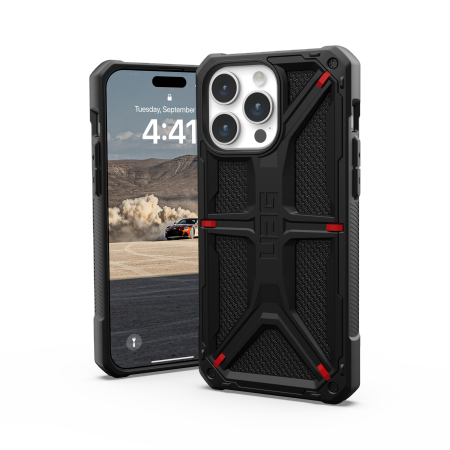 Etui UAG Monarch - obudowa ochronna do iPhone 15 Pro Max (kevlar black) Case