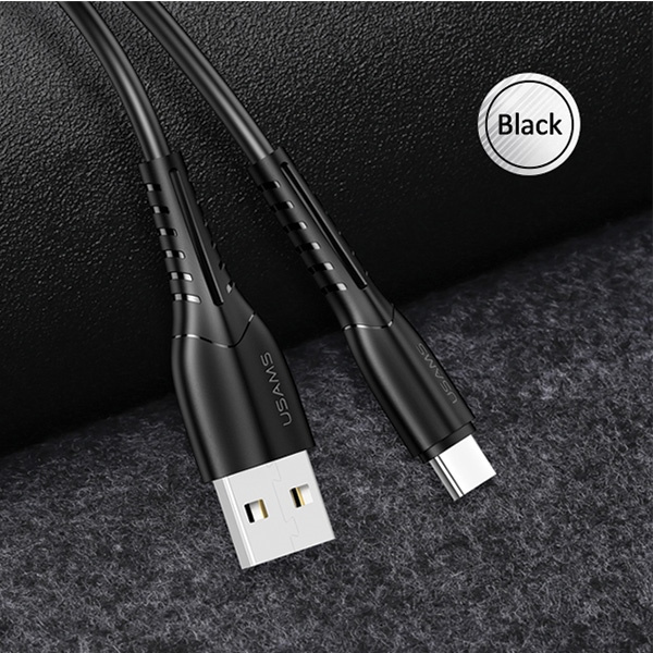 Kabel USAMS USB-C 2A Fast Charge 1m Black
