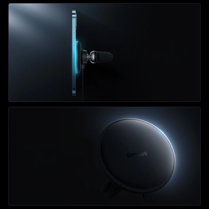 [RETURNED ITEM] [RETURNED ITEM] MagSafe 15W USB C 25W Baseus CW01 inductive car charger - black