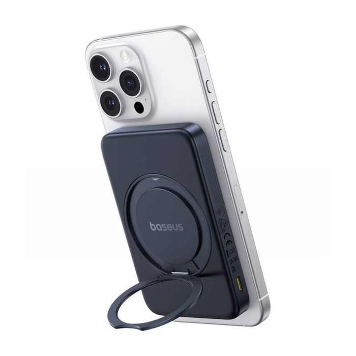 Magnetyczny Powerbank Baseus ze stojakiem PicoGo Qi2 5000mAh 20W