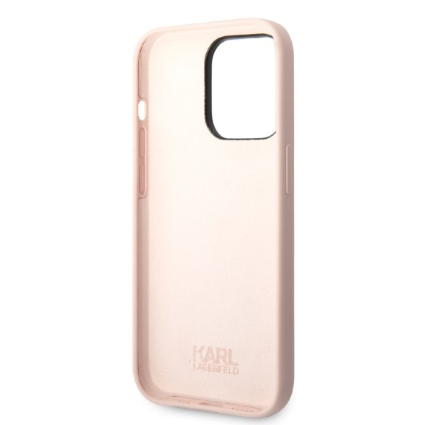 Coque Karl Lagerfeld iPhone 14 Pro Max 6,7" durcase rose/rose Silicone Choupette