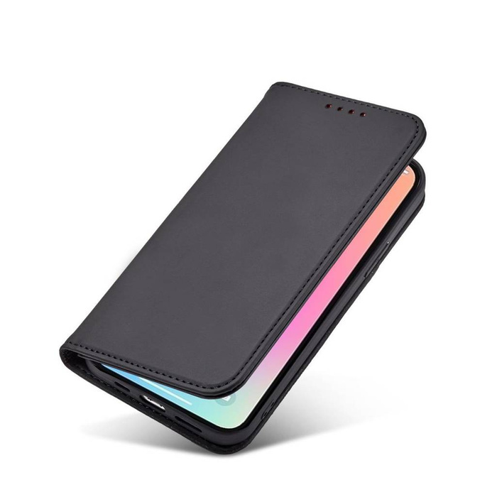 Étui pour cartes magnétiques pour Samsung Galaxy S23 Ultra, étui portefeuille à rabat, noir