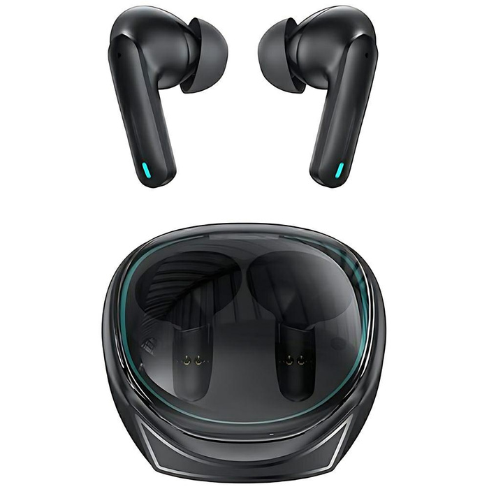 USAMS Sluchátka Bluetooth 5.3 TWS série XJ13 Herní sluchátka bezdrátová černá/černá BHUXJ01 (US-XJ13)