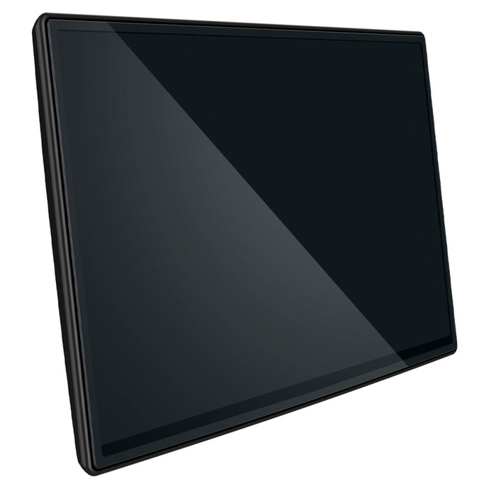 Vidrio Templado Spigen CRISTAL FC "EZ FIT" TESLA MODEL X 2022 / MODEL S 2021 NEGRO